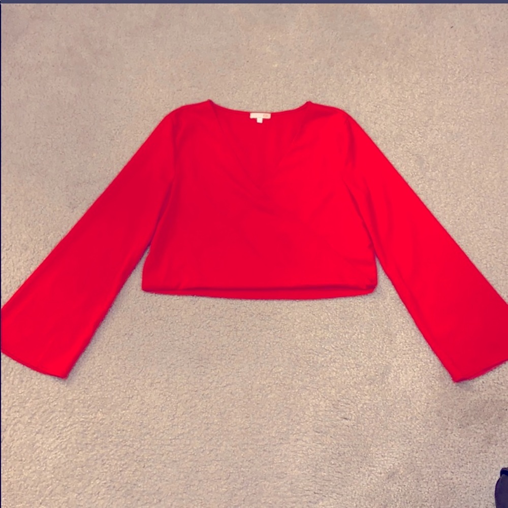 Ladies Gianni Bini Red Crop Top